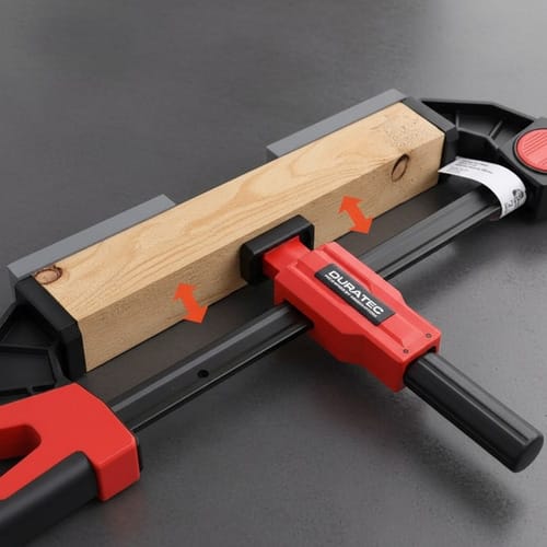 prensa carpintero con fijación lateral y cubierta protectora